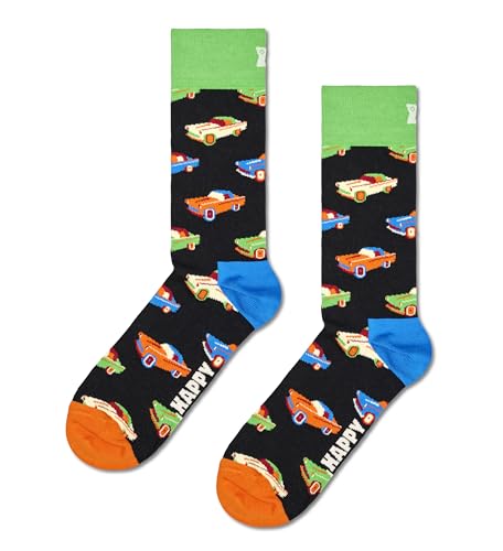 Happy Socks Car Sock 9300 Black/Multi - 41 im Sale