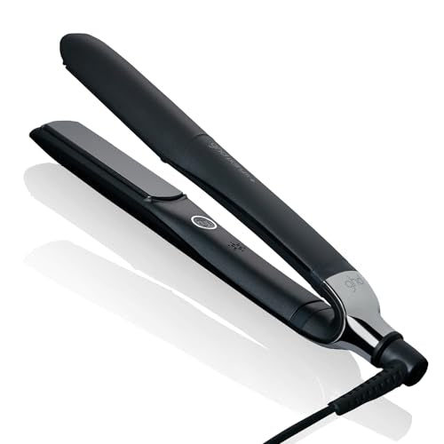 ghd platinum+ black - Intelligenter professioneller Haarglätter, weniger Haarbruch, mehr Glanz und Farbschutz, Ultra-Zone-Technologie, optimale Kämmtemperatur 185ºC homogen im Sale