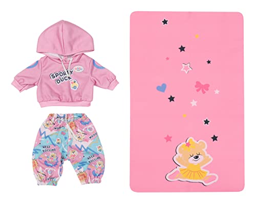 BABY born Kindergarten Sport Outfit bestehend aus Pullover, Jogginghose und Gymnastikmatte für cm Puppen, 833445 Zapf Creation im Sale