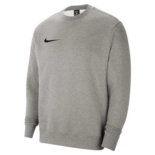 Nike Herren Nk Flc Park20 Crew Sweatshirt, Dk Grey Heather/Black, 3XL EU im Sale