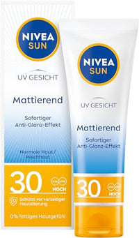 Thumbnail for NIVEA SUN UV Gesicht Mattierender Sonnenschutz LSF 30 (50 ml), nicht fettende Sonnencreme für das Gesicht, sofort wirksame Sonnenmilch mit leichter Textur