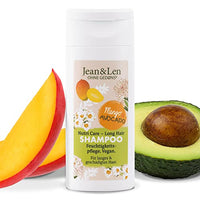 Thumbnail for Jean & Len Shampoo Nutri Care Mango & Avocado Reisegöße, für langes und geschädigtes Haar, regeneriert bis in die Spitzen, fruchtig-frischer Mango-Duft, ohne Parabene und Silikone, vegan, 50 ml