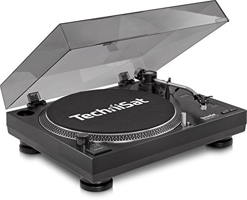 TechniSat TECHNIPLAYER LP 300 - Profi-USB-DJ-Plattenspieler (mit Scratch-Funktion und Digitalisierungsfunktion, Drehzahl: 33/45 U/min, Quarzgesteuerter Direktantrieb) schwarz im Sale