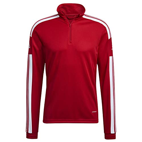 adidas Herren Squadra21 Trainingsjacke, Team Power rot/Weiß, EU im Sale