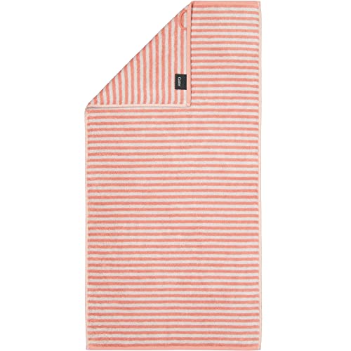 Cawö Home Handtücher Campus Ringel 955 Rouge - 27 Handtuch 50x100 cm im Sale