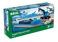 Thumbnail for BRIO 33534 - Containerschiff mit Kranwagen im Sale