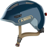 Thumbnail for ABUS Kinderhelm Smiley 3.0 ACE LED - Fahrradhelm mit Licht - tiefe Passform & Platz für einen Zopf - für Mädchen und Jungs - Blau Glänzend, Größe M im Sale