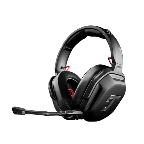 Teufel CAGE PRO Wireless Gaming Headset Kabellos Bluetooth mit integrierte Mikrofon, Akkulaufzeit 68 Std, 7.1 Virtual Surround Sound DTS X V2, USB, für PC, PS5, Xbox, Handy - schwarz im Sale