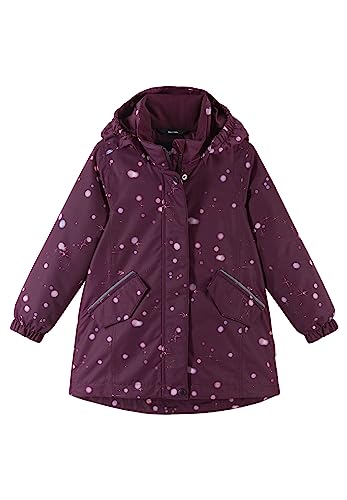 Reima Girls Taho Winter Jacket Lila - Wasserdichte modische Mädchen Winterjacke, im Sale