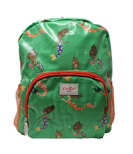 Cath Kidston Meerjungfrauen-Rucksack, groß, aus Wachstuch, Grün, grün, 42 im Sale