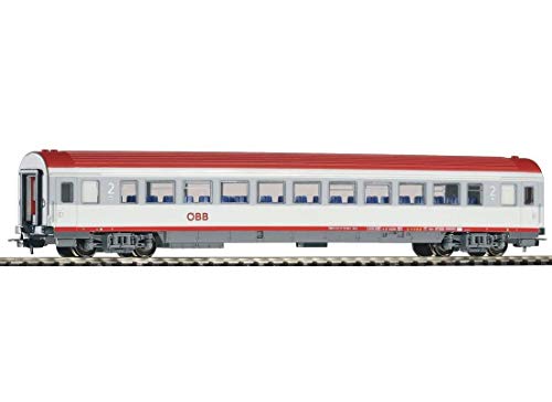 Piko 57613 - Personenwagen 2.Kl. IC Großraum ÖBB V, grau/rot im Sale