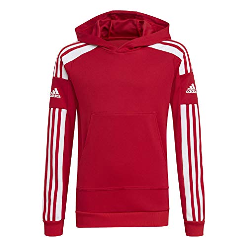 adidas Jungen Sq21 Kapuzenpullover, Tmpwrd/White, 152 EU im Sale