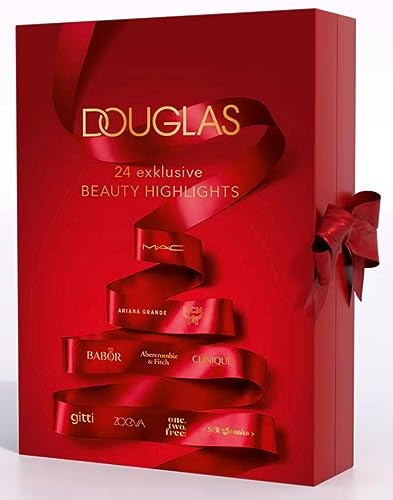 DOUGLAS Adventskalender 2023 Beauty -CLASSIC EDITION- Frauen + Mädchen Kosmetik Advent Kalender, 24 Kosmetik Geschenke Wert 350 €, Pflege Frau, Adventkalender Damen