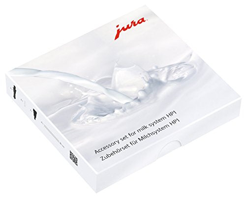 JURA original - Zubehörset für Milchsysteme für One-Touch JURA-Vollautomaten - TÜV-zertifizierte Hygiene - 4 x Milchschlauch, 4 x Verbindungsstück (davon 2 x HP1), 2 x Luftansaugstutzen - 24115