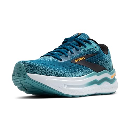 Brooks Herren Ghost Max 2 Sneaker, Moroccan Blue Aqua Orange Pop, 45.5 EU im Sale