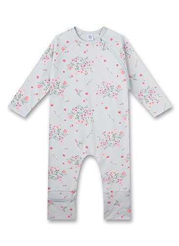 Sanetta Mädchen-Overall Blau | Praktischer und bequemer Strampler aus weicher Bio-Baumwolle für Mädchen. | Babyoverall Größe 062 im Sale