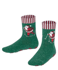 Thumbnail for FALKE Unisex Kinder Hausschuhe Skiing Santa, Nachhaltige Baumwolle, 1 Paar, Grün (Light Pine 7421), 19-22 im Sale