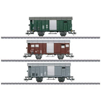 Thumbnail for Märklin 46568 H0 3er-Set gedeckte Güterwagen z. Eb 3/5 der SBB