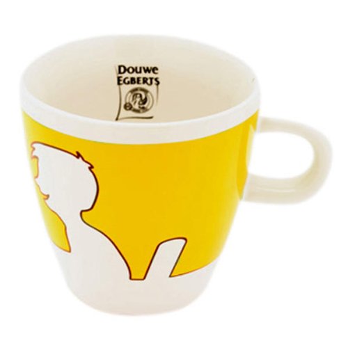 Douwe Egberts Design People, Kaffee Becher, Tee Tasse, Porzellan, Gelb, 260 ml