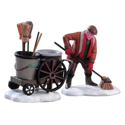 Lemax - Street Sweeper, Set Of 2