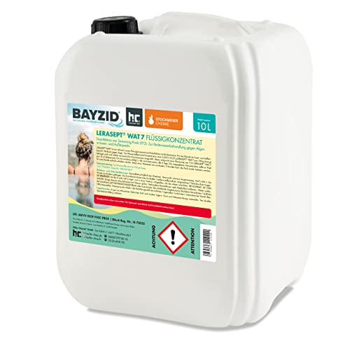 20 Liter 2 x 10 L Lerasept® WAT 7 für Pool - Aktivsauerstoff für Pools & Whirlpools - zur Chlorfreien Wasserdesinfektion von Schwimmbädern