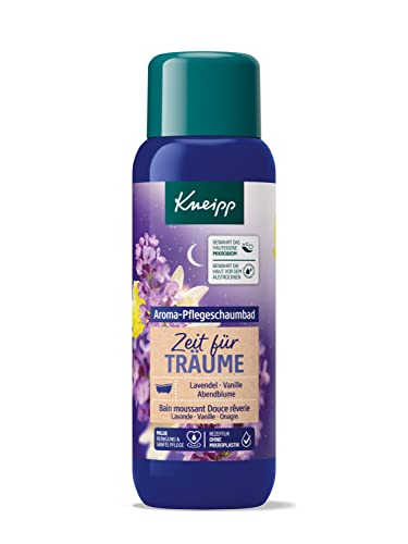 Kneipp Aroma-Pflegeschaumbad Zeit für Träume Lavendel Vanille und Abendblume, 1er Pack (1 x 400 ml) im Sale