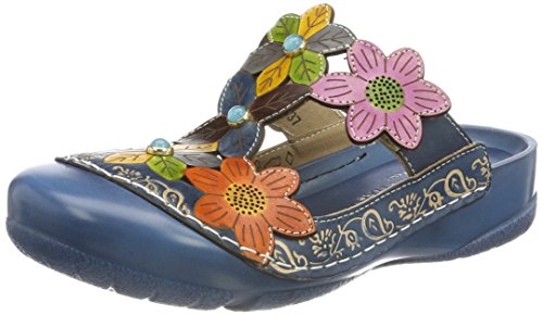 LAURA VITA Damen Bianca 20 Clogs, Blau (Jeans) im Sale