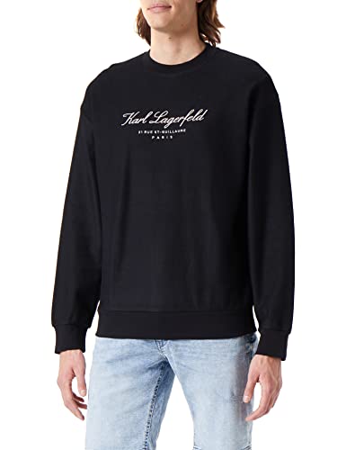 KARL LAGERFELD Herren Hotel Karl Sweatshirt Schwarz im Sale