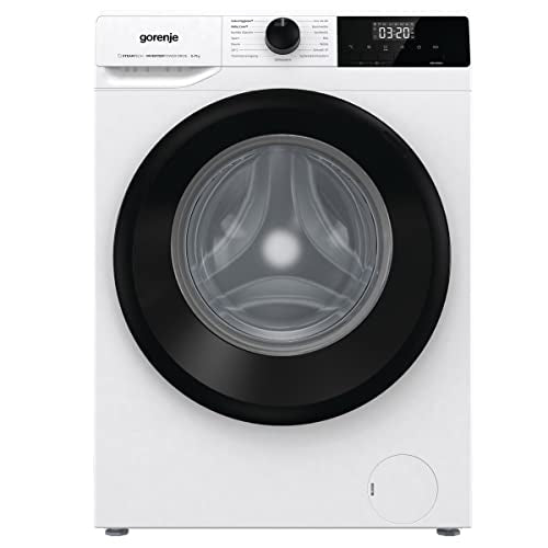 Gorenje WNHEI 74 SAPS/DE Waschmaschine mit Dampffunktion, 7kg Fassungvermögen, EEK: A, Inverter PowerDrive Motor, 1400 U/min, 15 Programme, Steam Tech, AquaStop, Kindersicherung, weiß im Sale