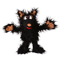 Thumbnail for Living Puppets Monster to go Wolf Muffi Hapsweg aus Stoff in der Größe 35cm, W818 Schwarz im Sale