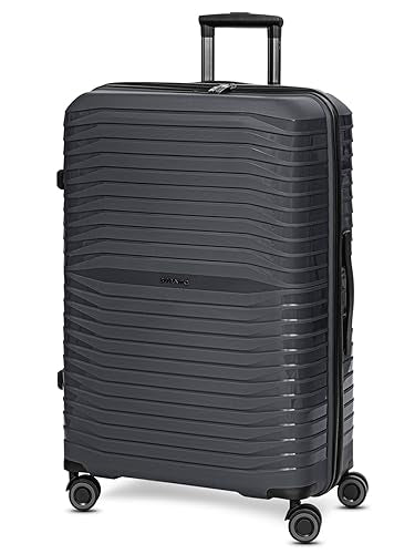 Stratic Shine Handgepäck Koffer | Trolley mit 4 360° drehbaren Rollen, arretierbarer Griff, Kreuzpackgurt und Raumteiler | 37 cm x 20 cm x 55 cm - 34 im Sale