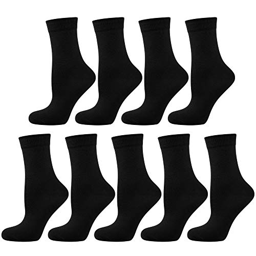 Nur Die 9er Pack Ohne Gummi Socken mit Komfortbund ohne Einschneiden weiche Baumwolle Damen im Sale