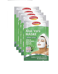 Thumbnail for Schaebens Aloe Vera Maske - Sofortige Wirkung - mit Sanddorn, Sheabutter und Panthenol - für 20 Anwendungen (10 x 2 Einheiten) - für alle Hauttypen