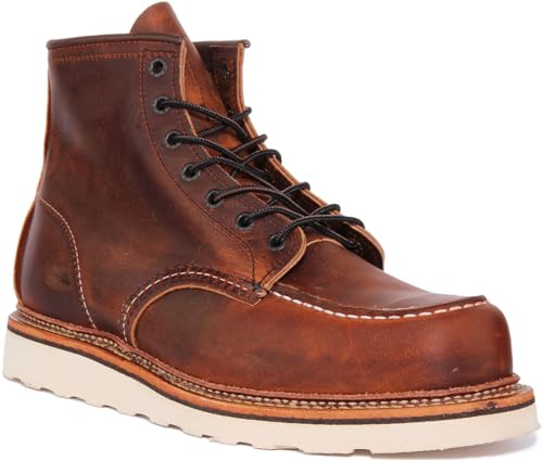 Red Wing Heritage Herren Classic Moc 15,2 cm Stiefel, Kupfer rau und robust, 43 EU im Sale