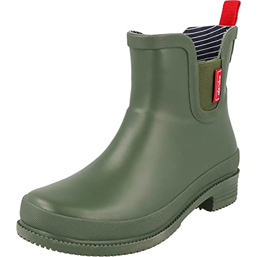 derbe Damen Gummistiefel Taai dunkelgrün 36 im Sale