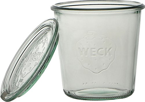 Weck Sturzglas 290ml 6er-Set Deckel, Glas, Transparent, 6 x 290 ml im Sale