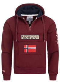 Thumbnail for Geographical Norway - GYMCLASS Herren Sweatshirt, burgunderrot, im Sale