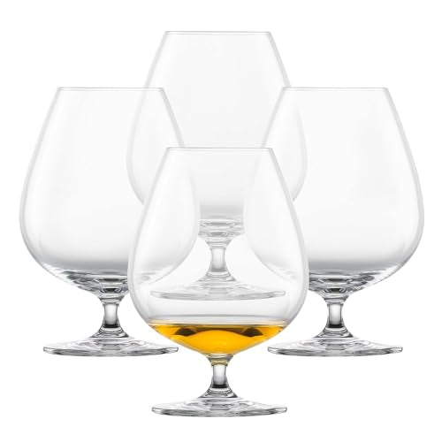 SCHOTT ZWIESEL Cognacglas  Bar Special (4er-Set), edle Gläser für Cognac, spülmaschinenfestes Tritan-Kristallglas, Made in Germany (Art.-Nr. 123633), Klar, Kristall im Sale