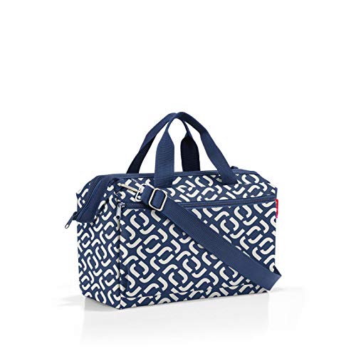 reisenthel Allrounder Pocket MO4073 Signature navy - Reisetasche mit 11l Volumen - für Alltag Reisen und Büro - wasserabweisend - B 39 x H 26 x T 16,5 cm im Sale