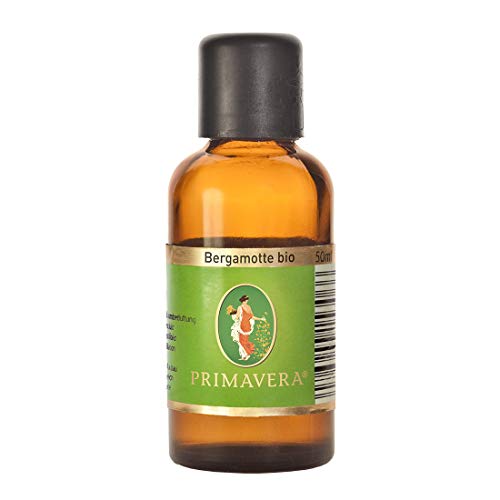 PRIMAVERA Ätherisches Öl Bergamotte bio 50 ml - Aromaöl, Duftöl, Aromatherapie - stimmungshebend, beruhigend, entkrampfend - vegan im Sale