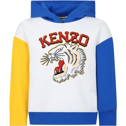 Kenzo Kids Sweatshirt mit Kapuze, mehrfarbig, K60329, 12P, mehrfarbig, 10 A/Y, multicolore im Sale