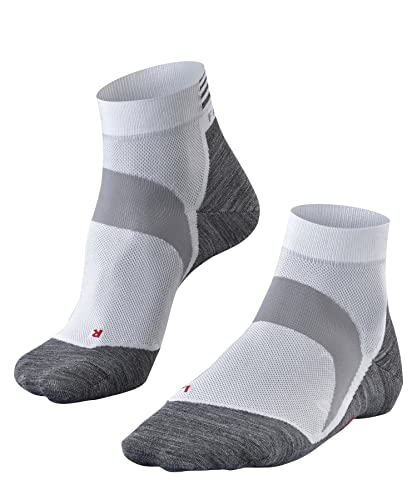 FALKE Unisex Fahrradsocken BC6 Short Racing U SSO Lyocell Funktionsmaterial antiblasen 1 Paar, Weiß (White-Mix 2020), 46-48 im Sale