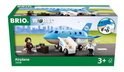 Ravensburger BRIO World 33306 - Blaues Flugzeug - Kleinkindspielzeug für Kinder ab 3 Jahren im Sale