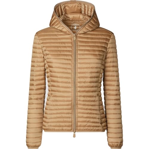 Save The Duck Alexa Hooded Jacket D33620W Iris18 Damen Kapuzen Jacke (Shore Beige (40034), L(3)) im Sale