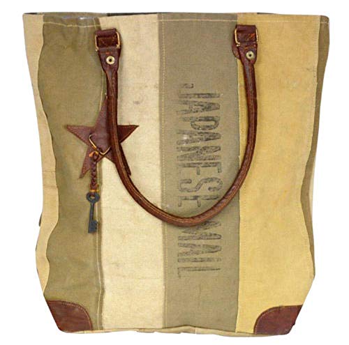 Colmore Handtasche Canvas Tasche JAPANESE MAIL Shopper mit Tragegriffen, Leder, Baumwolle - Damen im Sale