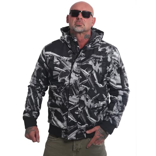 Yakuza Herren Armory Ultimate Winterjacke, Schwarz, 3XL im Sale