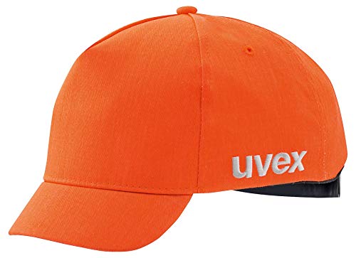 Uvex U-Cap Sport Hi-Viz Anstoßkappe - Kurzer Schirm - Warnorange - 55-59 cm 55-59 cm im Sale