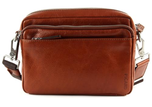 Picard, Männerhandgelenktaschen in der Farbe Cognac/Braun, aus Leder, aus der Serie Buddy, 502851B210, Einheitsgröße im Sale