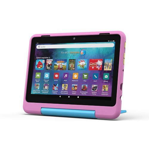 Amazon Fire HD 8 Kids Pro-Tablet (Neueste Generation), für Kinder von 6-12 J. | 3 GB RAM, 8-Zoll-HD-Bildschirm, werbefreie Inhalte, Kindersicherung, 13 Std. Akkulaufzeit, 32 GB, Löwen-Design (2024) im Sale