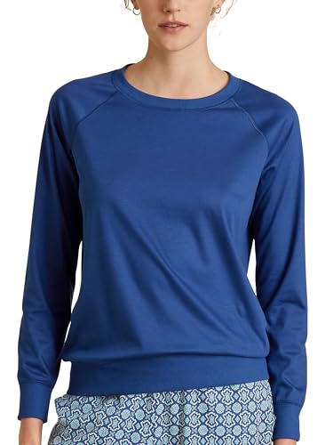 CALIDA Damen Favourites Dreams Pyjamaoberteil, Dark Lapis Blue, EU im Sale